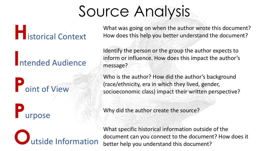 Analyzing Sources